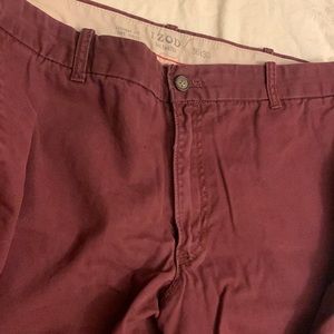 Maroon slacks 36/30 mens izod. Minimal wear at bottom